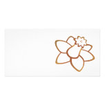 Orange Daffodil Photo Card