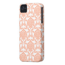 Orange Damask Pattern Case-mate Iphone 4 Case