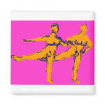 Orange Dancers Arm Magnet