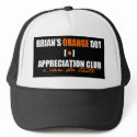 ORANGE DOT HAT 2