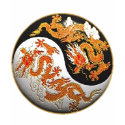 Orange Dragons Yin- Yang Symbol Top t-shirts
