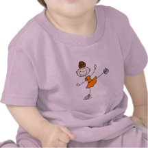 Orange Dress Figure Skater Tshirts and Gifts