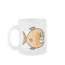 Orange fish mugs