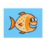 Orange fish postcards