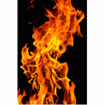 Orange flame photo cut outs