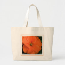 Orange flower bag
