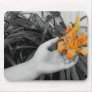 Orange Flower (Manipulation) Mouse Pad