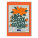 Orange Flowers 2-10-1981 cards
