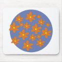Orange Flowers mousepads