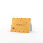 Orange Flowers with High Heel Shoe Birthday Card