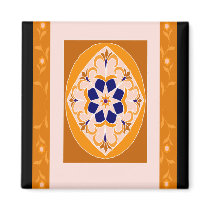 Orange Flying Magic Carpet