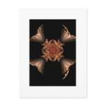 Orange Fractal Art Floral Design