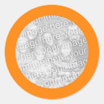 Orange Frame Sticker