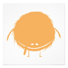 orange fuzzy duzzle monster custom invite