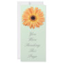 Orange Gerbera Bookmark Template