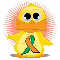 Orange & Green Ribbon Duck Cut Outs