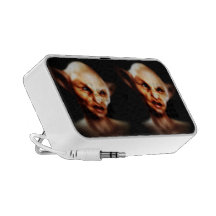 Orange Gremlin Doodle Travel Speaker