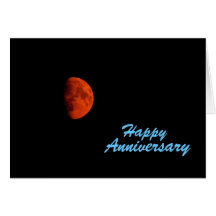 Orange Harvest Moon, Anniversary Cards