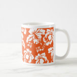 Orange Hawaiian Hibiscus Coffee Mug