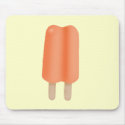 Orange Ice Pop mousepads