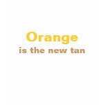 Orange is the new tan t-shirts