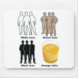 Orange Jews Mouse Pad mousepads