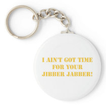 Orange Jibber Jabber Keychain