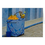 Orange juice cart cards