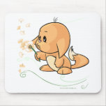 Orange Kacheek wishing on a dandelion mousepads