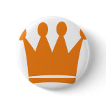 orange king crown pins