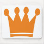 orange king crown mouse pads