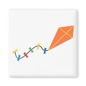 Orange Kite magnets
