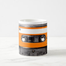Orange Label 80's Cassette Mugs