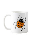 Orange Ladybug Coffee Mug