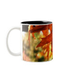 orange leaf mug