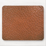 Orange leather texture mouse pad