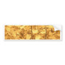 orange leaves bumper sticker