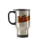 Orange Lilies 3D Mum Travel Mug