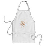 Orange Lily aprons