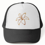 Orange Lily Mesh Hats