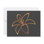 Orange Lily invitations