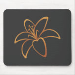 Orange Lily Mouse Pads
