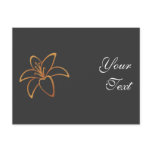 Orange Lily postcards