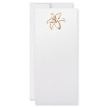 Orange Lily rack cards
