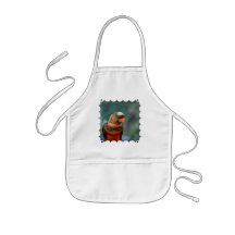 Orange Lorikeet Small Apron