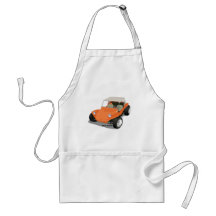 Orange Manx Only Aprons