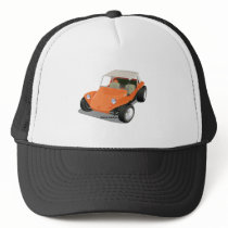 Orange Manx Only Mesh Hat