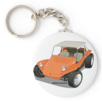 Orange Manx Only Key Chain