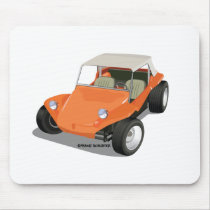 Orange Manx Only Mouse Pads