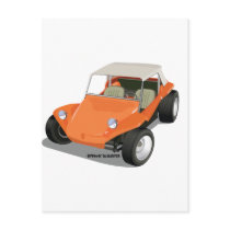 Orange Manx Only Post Card